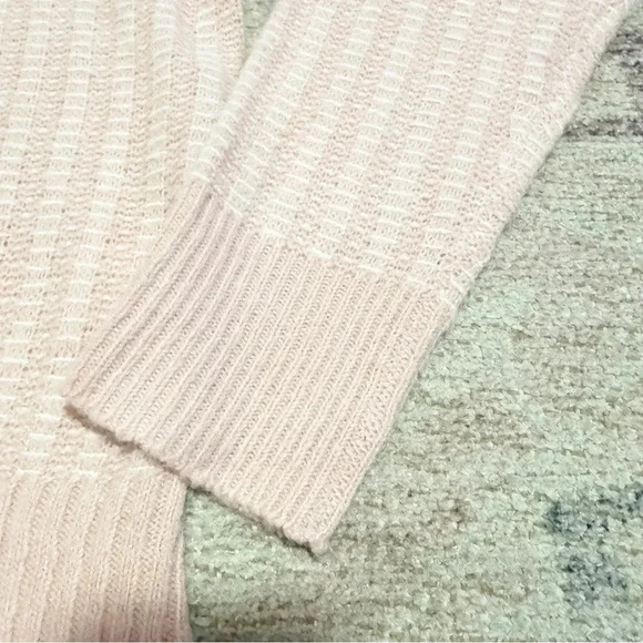 Le Lis• PINK + WHITE OPEN BACK SWEATER size small - Picture 10 of 15